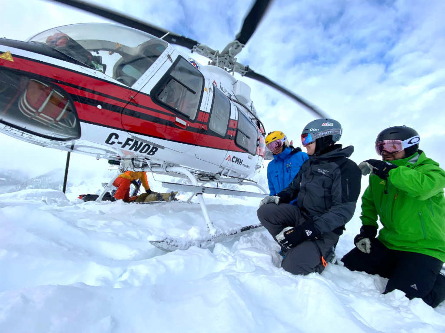 CMH Heliskiing Erfahrung 4 Personen pro Gruppe